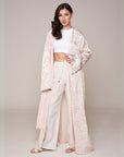 Zenia Luxe Kimono Jacket | Light Pink