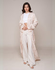 Zenia Luxe Kimono Jacket | Light Pink