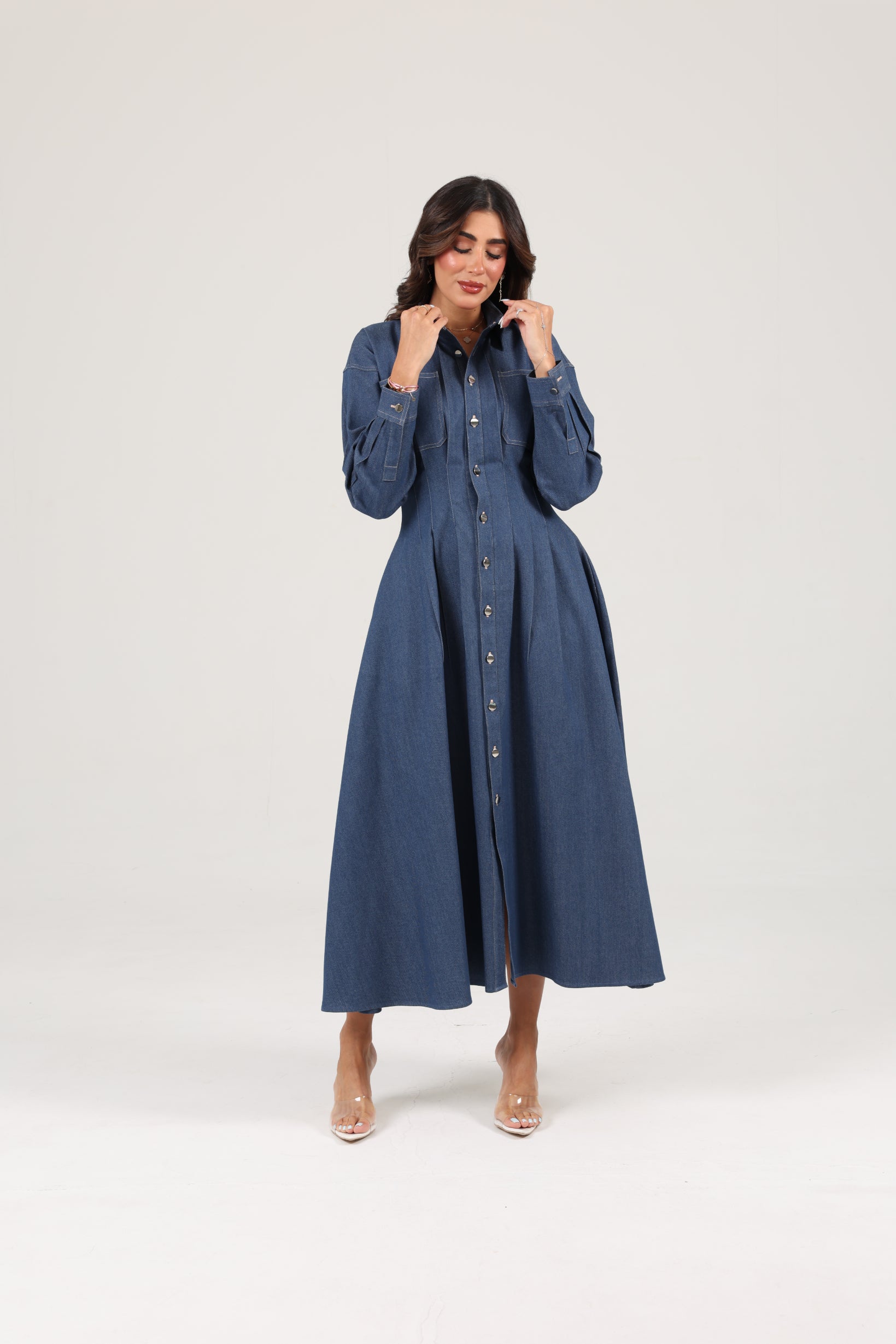 Aida The Sculpted Denim | Indigo Blue