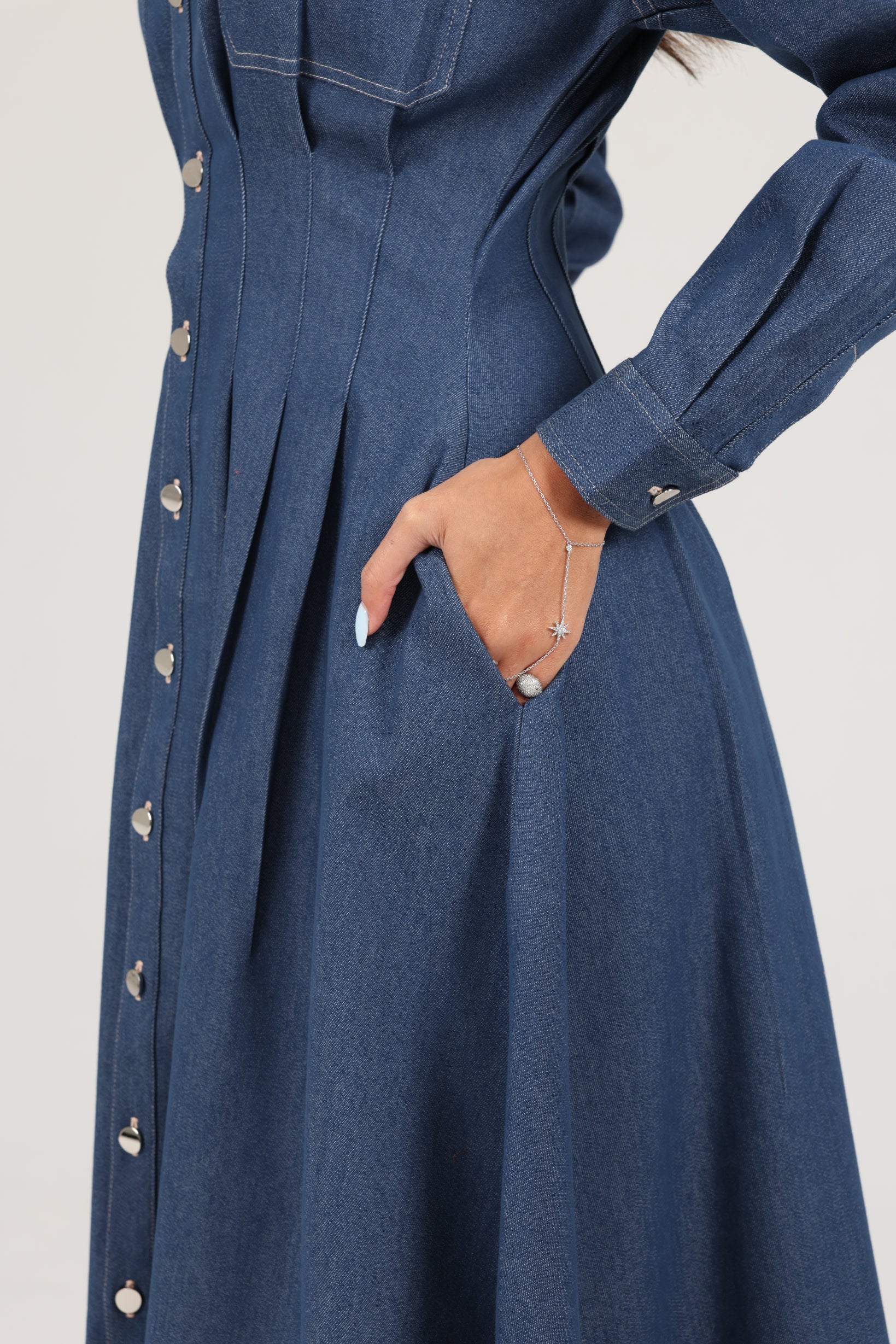 Aida The Sculpted Denim | Indigo Blue