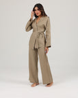 Mulberry Crossover Waist Coat | Sand