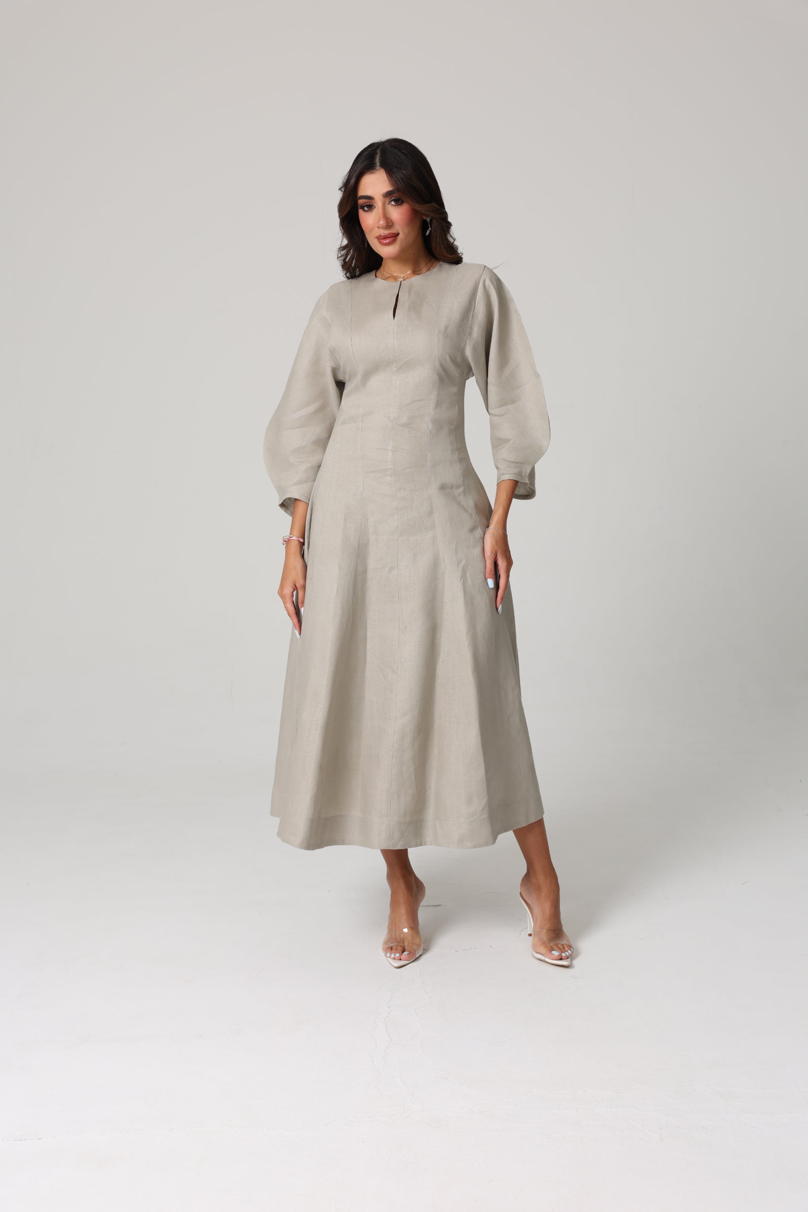 Alara Linen Midi Dress
