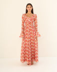 FLORAL HAVEN DRESS | Sunset bloom