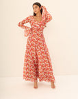 FLORAL HAVEN DRESS | Sunset bloom