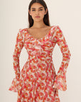 FLORAL HAVEN DRESS | Sunset bloom