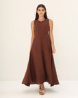THE HAZE DRESS | Cocoa (brown)