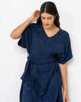 Florence Kaftan Dress | Navy