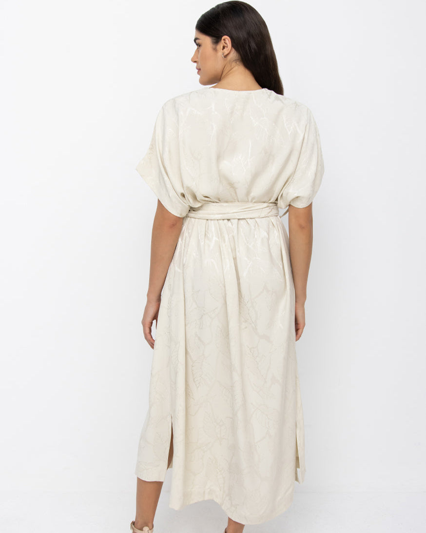 white christmas dresses Provence Linen Kaftan Dress main image 0