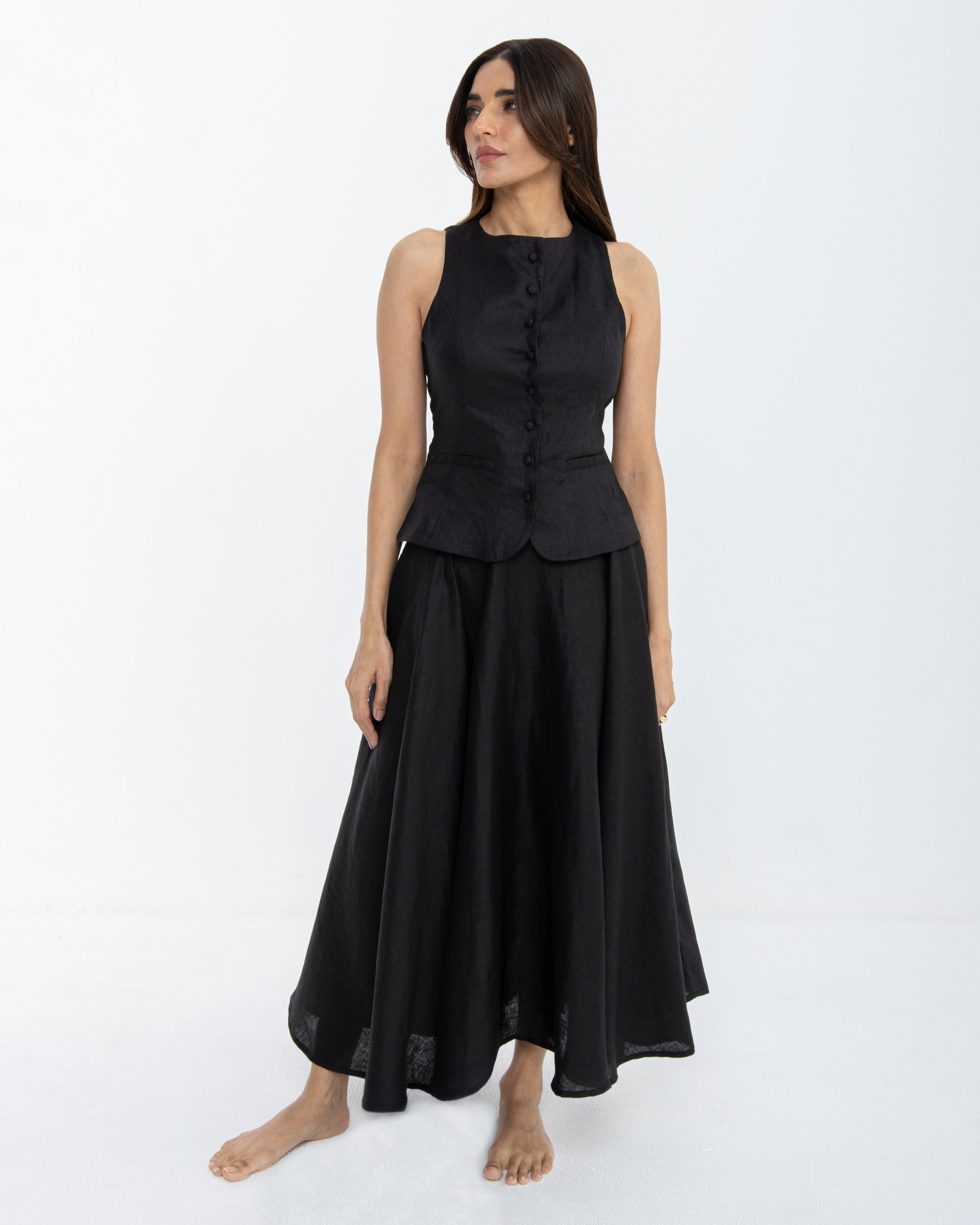 Mia Skirt | Noir – LARA