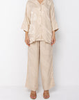 Isla Blouse & Trousers Set | Cream