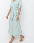 Florence Kaftan Dress | Light Green