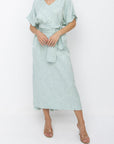 Florence Kaftan Dress | Light Green