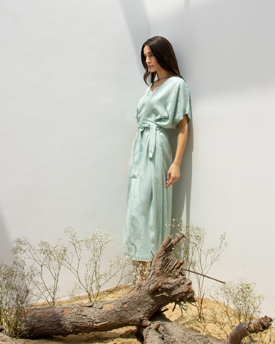 Florence Kaftan Dress | Light Green Florence Kaftan Dress | Light Green