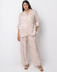 Isla Blouse & Trousers Set | Light Pink