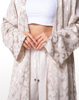 Zenia Luxe Kimono Jacket | Cream