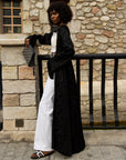 Zenia Luxe Kimono Jacket | Black