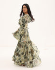 FLORAL HAVEN DRESS | Olive Bloom