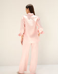 Aura Linen Shirt & Trousers | Blush Pink