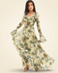 FLORAL HAVEN DRESS | Olive Bloom