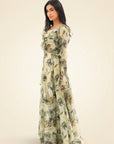 FLORAL HAVEN DRESS | Olive Bloom
