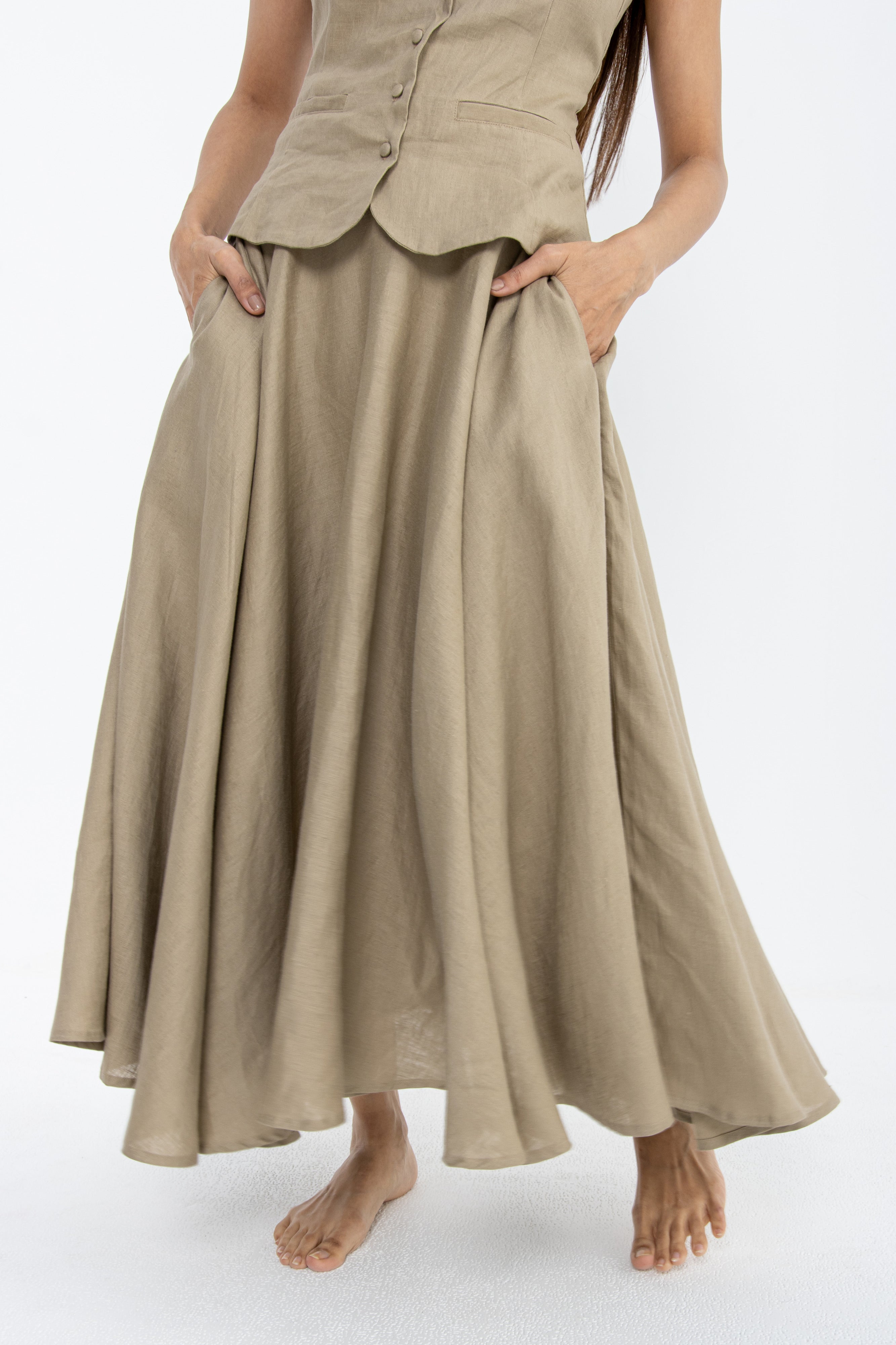 Mia Skirt | Sand – LARA