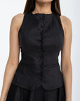 Mia Waist Coat | Noir