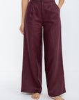 Mulberry Trousers | Burgundy