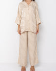 Isla Blouse & Trousers Set | Cream