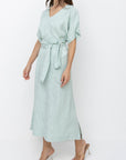 Florence Kaftan Dress | Light Green