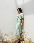 Florence Kaftan Dress | Light Green