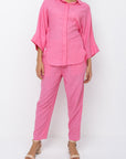 Leilani Blouse & Trousers Set | Light Pink