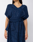 Florence Kaftan Dress | Navy