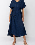 Florence Kaftan Dress | Navy