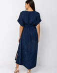 Florence Kaftan Dress | Navy