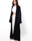 Zenia Luxe Kimono Jacket | Black