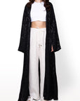 Zenia Luxe Kimono Jacket | Black