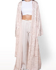 Zenia Luxe Kimono Jacket | Light Pink