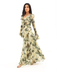 FLORAL HAVEN DRESS | Olive Bloom