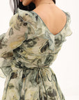 FLORAL HAVEN DRESS | Olive Bloom