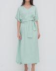 Florence Kaftan Dress | Light Green